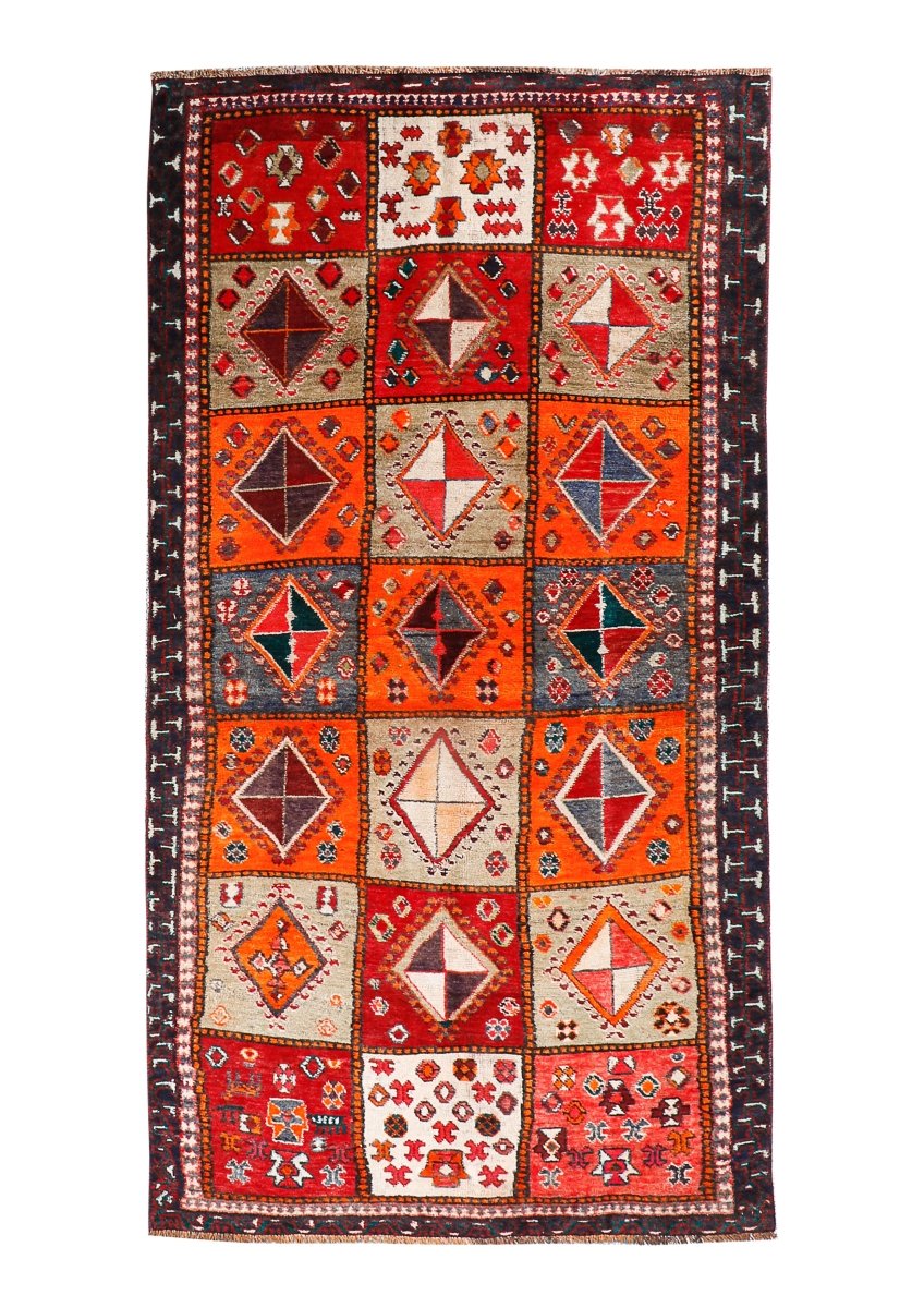 Persian Shiraz Rug | 4' 2” x 7' 10" - Rug the Rock - 