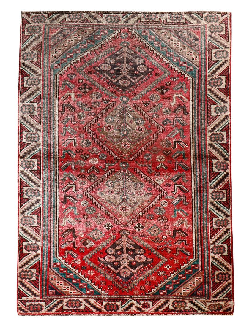 Persian Shiraz Rug | 4' 9” x 6' 9" - Rug the Rock - 