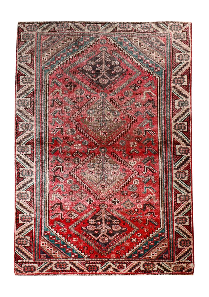 Persian Shiraz Rug | 4' 9” x 6' 9" - Rug the Rock - 