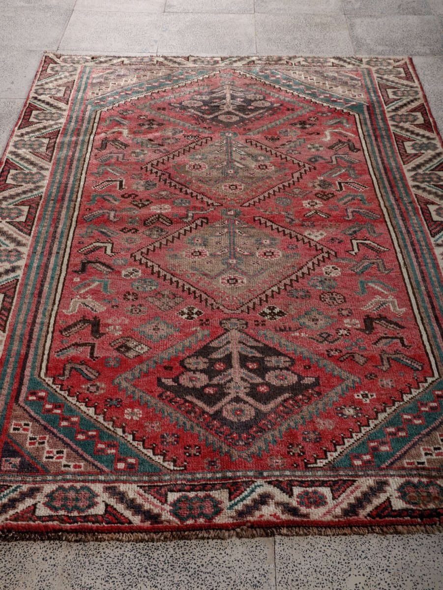 Persian Shiraz Rug | 4' 9” x 6' 9" - Rug the Rock - 