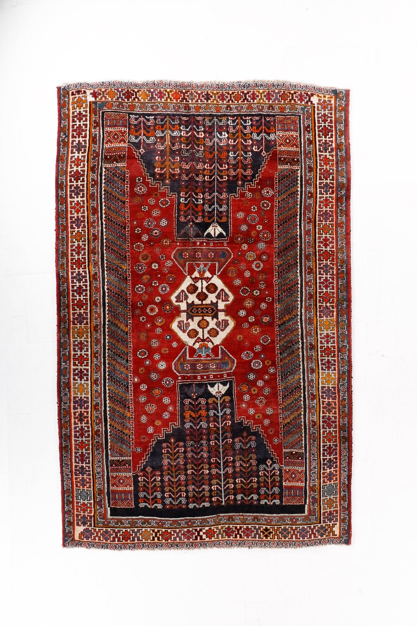 Persian Shiraz Rug | 5' 8" x 6' 10" - Rug the Rock - 