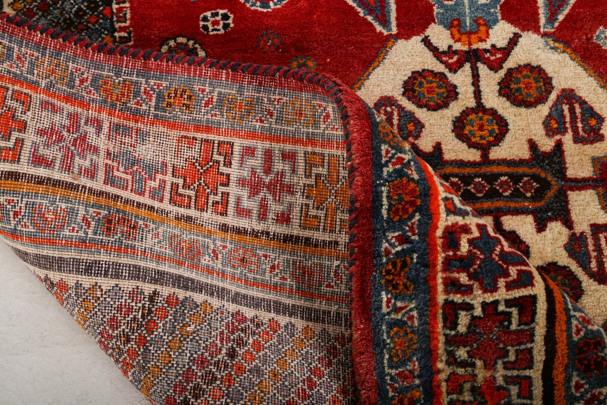 Persian Shiraz Rug | 5' 8" x 6' 10" - Rug the Rock - 