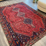 Persian Shiraz Rug | 6' 1" x 8' 6" - Rug the Rock