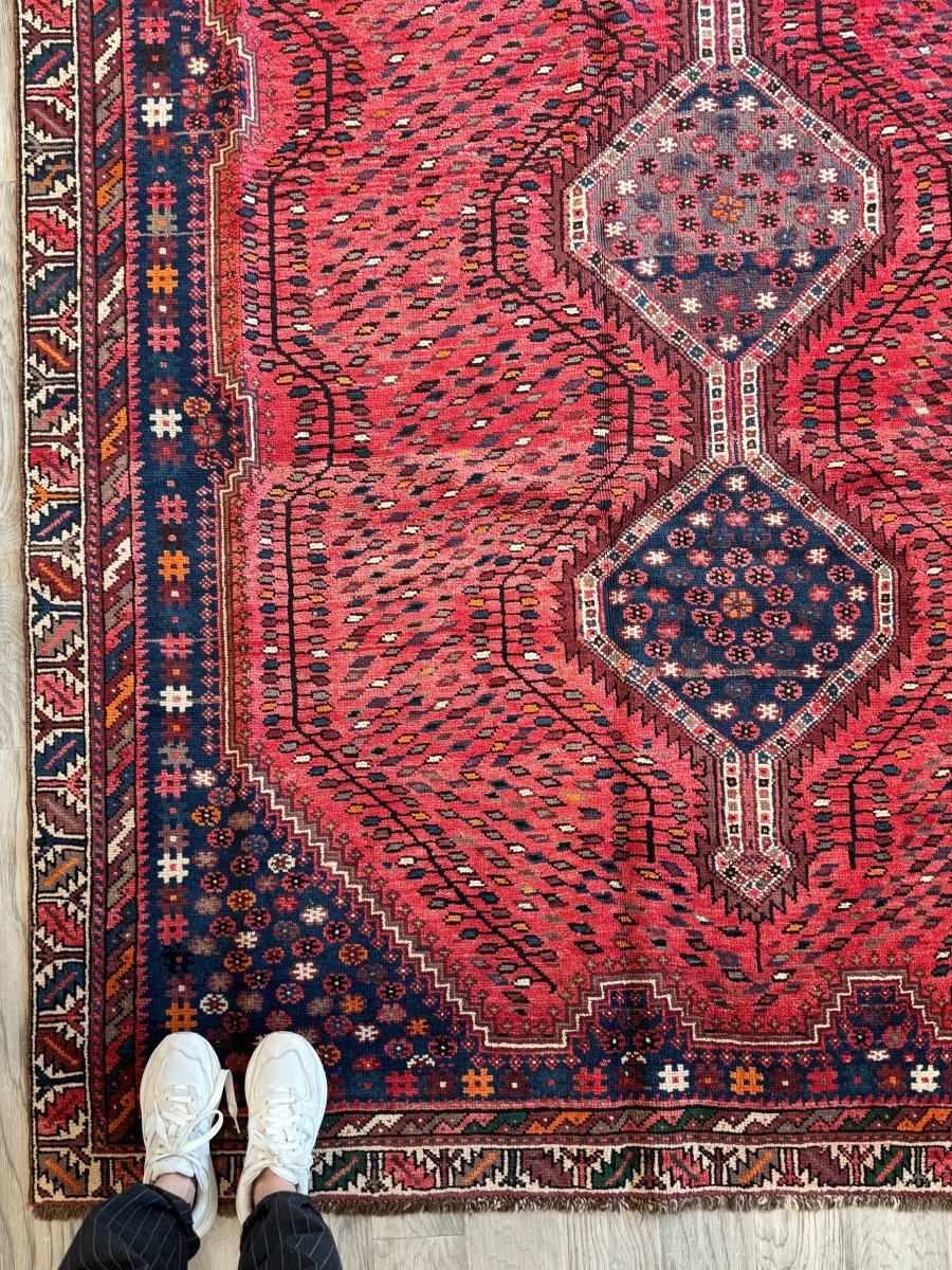 Persian Shiraz Rug | 6' 1" x 8' 6" - Rug the Rock