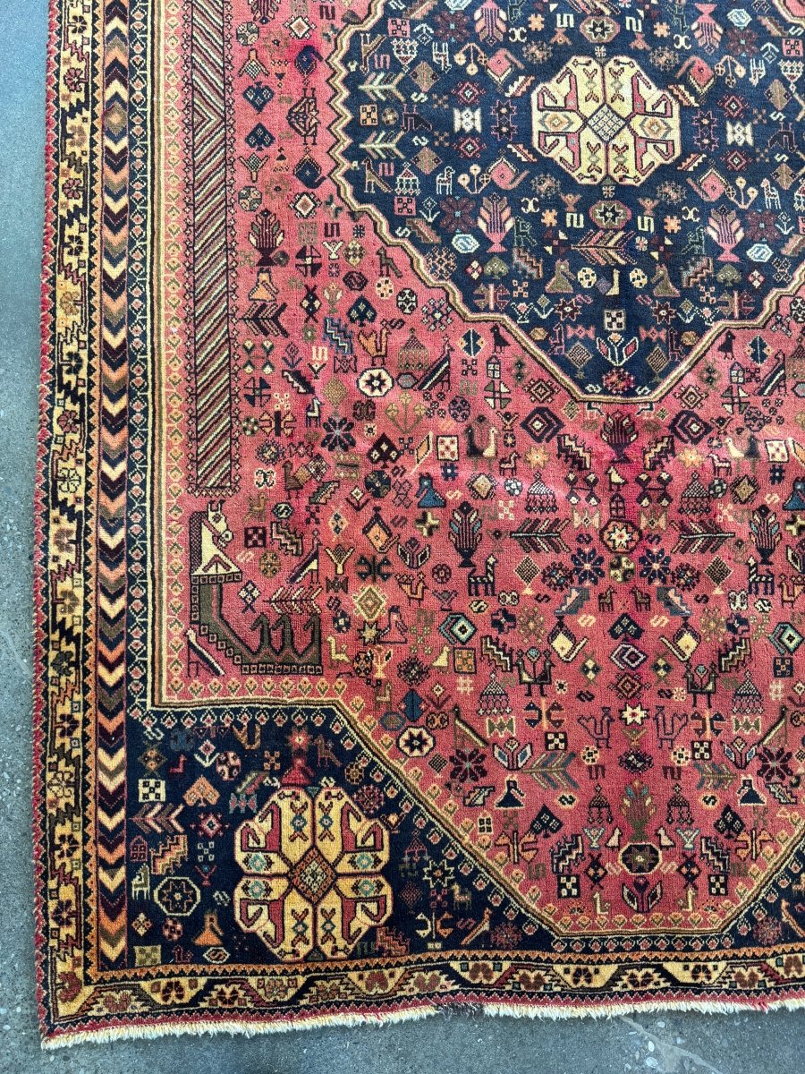 Persian Shiraz Rug | 6' 8" x 10' 1" - Rug the Rock