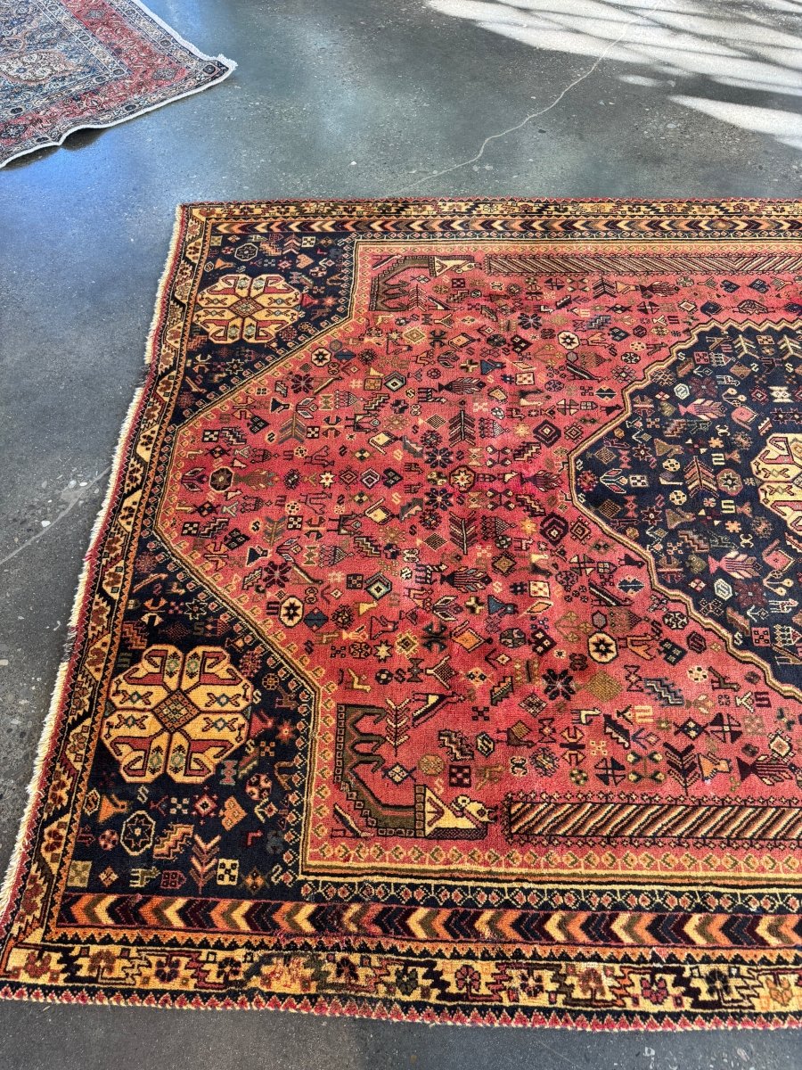 Persian Shiraz Rug | 6' 8" x 10' 1" - Rug the Rock