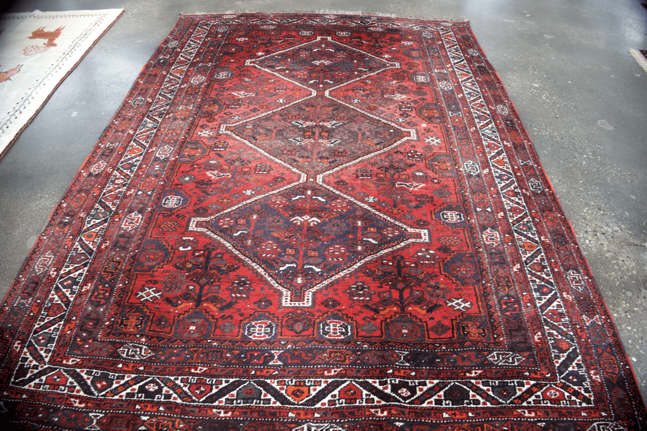 Persian Shiraz Rug | 7' 1" x 11' - Rug the Rock - available