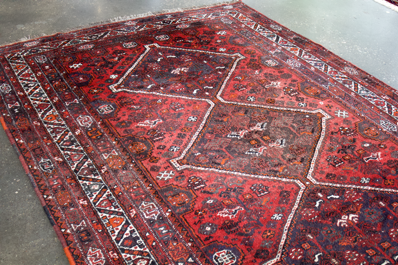 Persian Shiraz Rug | 7' 1" x 11' - Rug the Rock - available