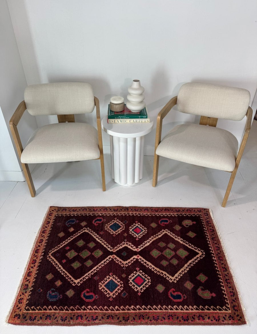 Persian Sirjan Rug | 2' 8" x 4’ - Rug the Rock - 