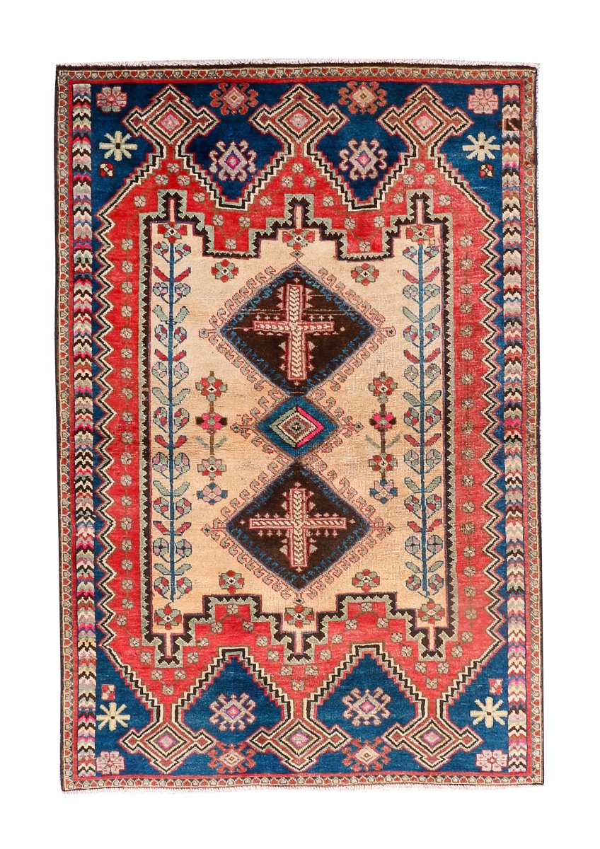 Persian Sirjan Rug | 3' 11” x 6' 1" - Rug the Rock - 