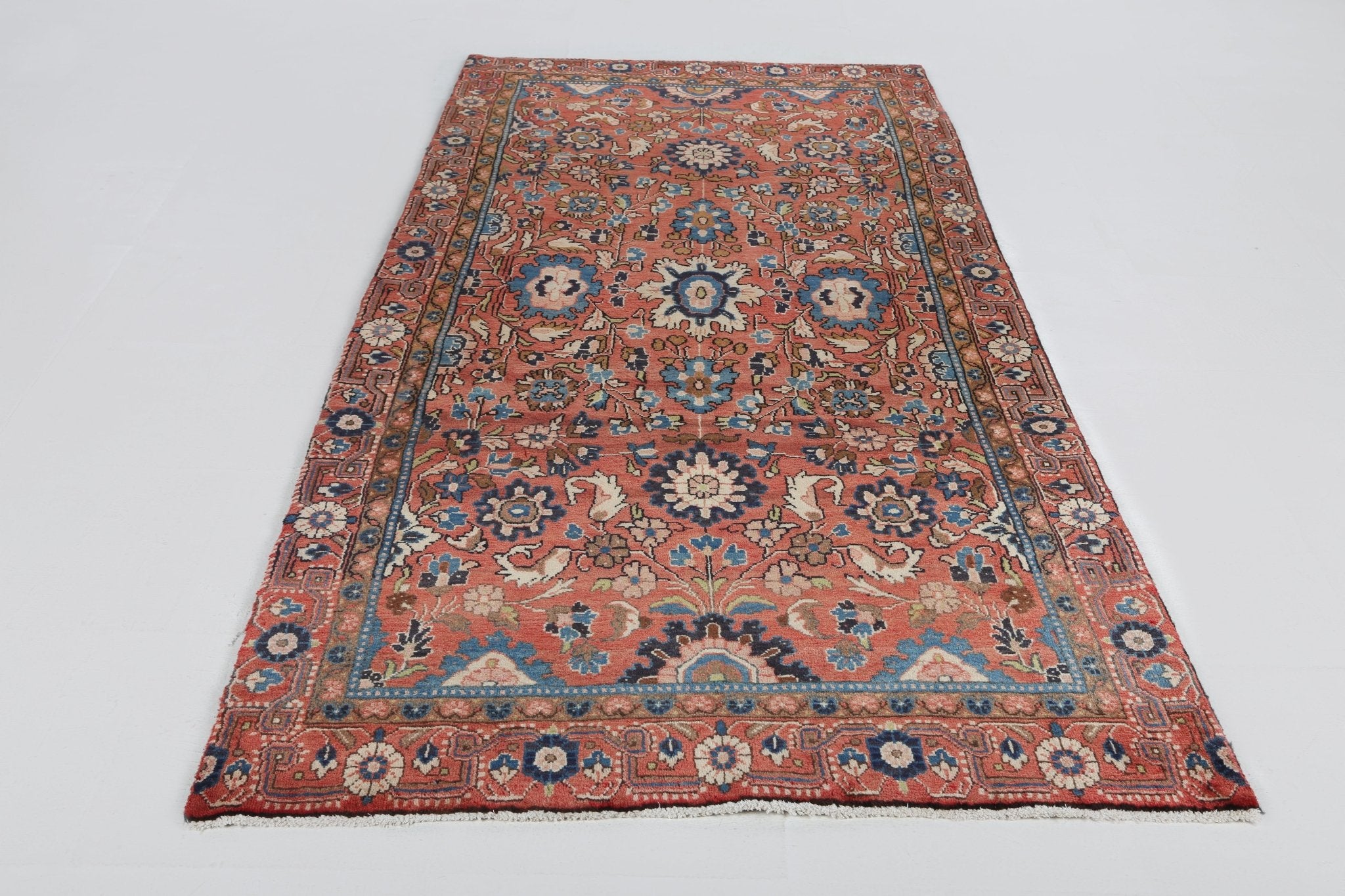 Persian Sonqor Runner Rug | 3' 11" x 9' - Rug the Rock - 