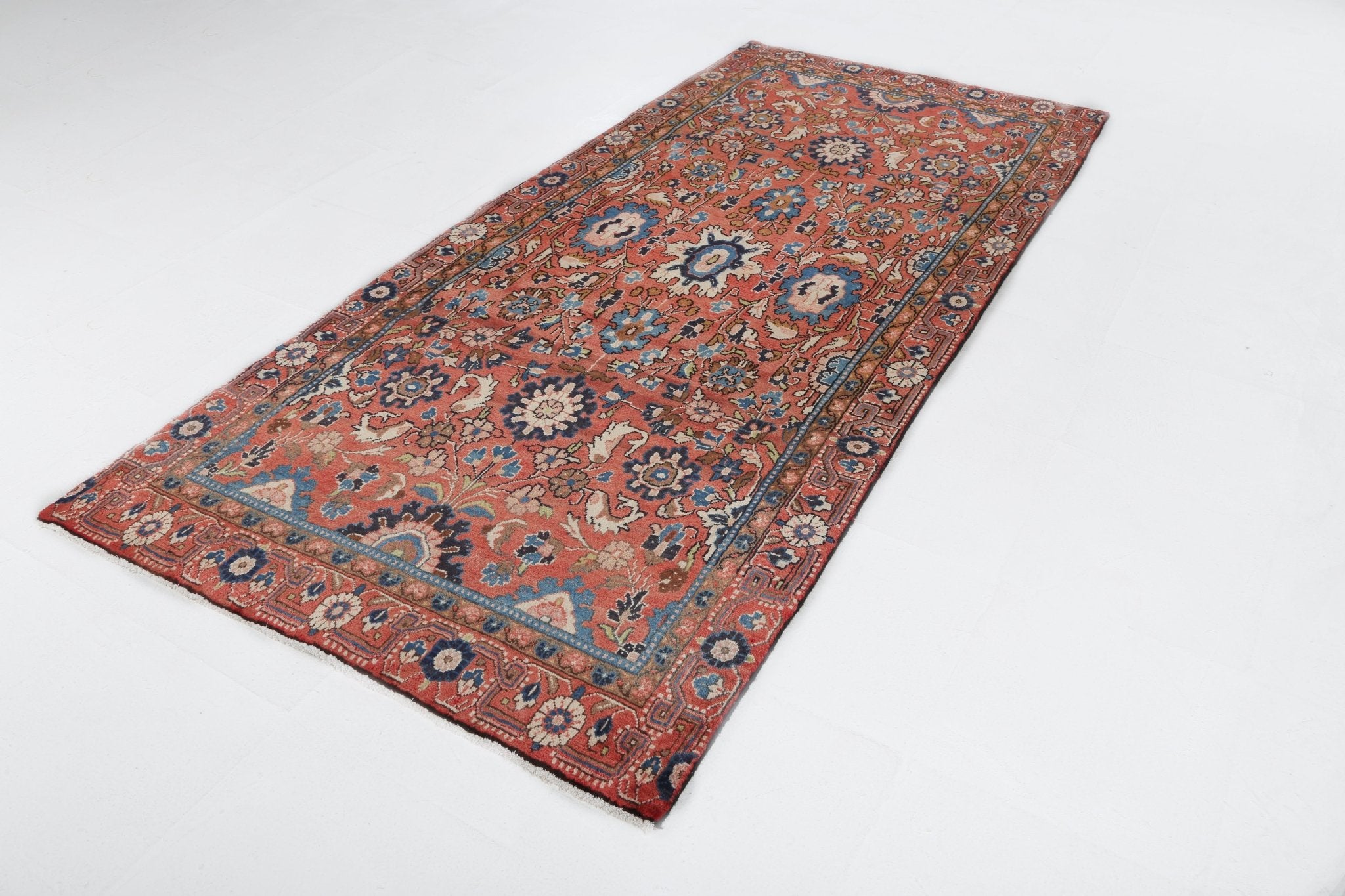 Persian Sonqor Runner Rug | 3' 11" x 9' - Rug the Rock - 