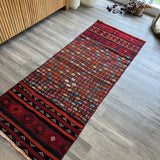 Persian Suzani Kilim | 2' 6" x 6' 5" - Rug the Rock