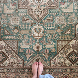 Persian Tabriz Heriz Rug | 6' 6" x 9' 6" - Rug the Rock