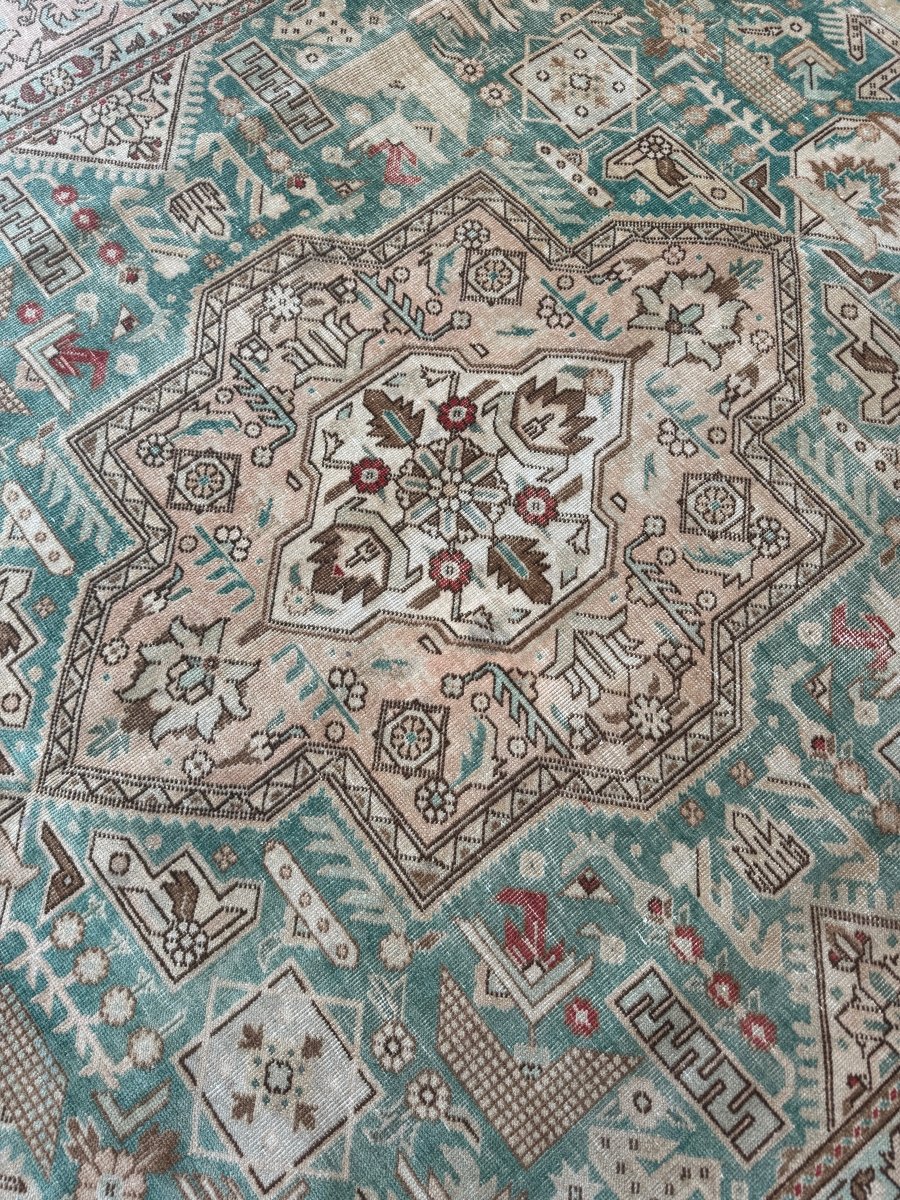 Persian Tabriz Heriz Rug | 6' 6" x 9' 6" - Rug the Rock