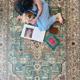 Persian Tabriz Heriz Rug | 6' 6" x 9' 6" - Rug the Rock