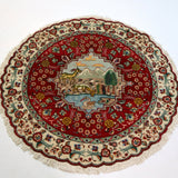Persian Tabriz Round Rug | 3' 1" - Rug the Rock - 5 x 86 x 97 x 10