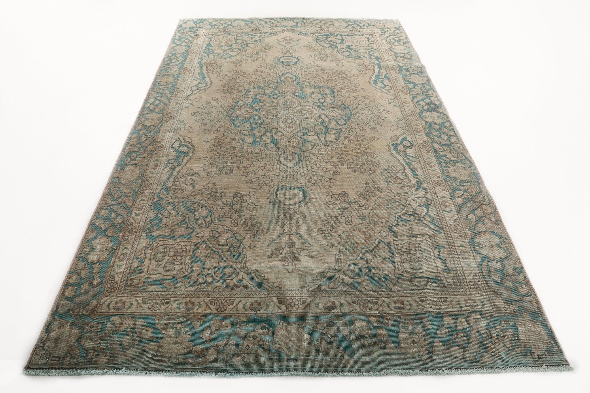 Persian Tabriz Rug | 5' 9" x 9' 1" - Rug the Rock - 