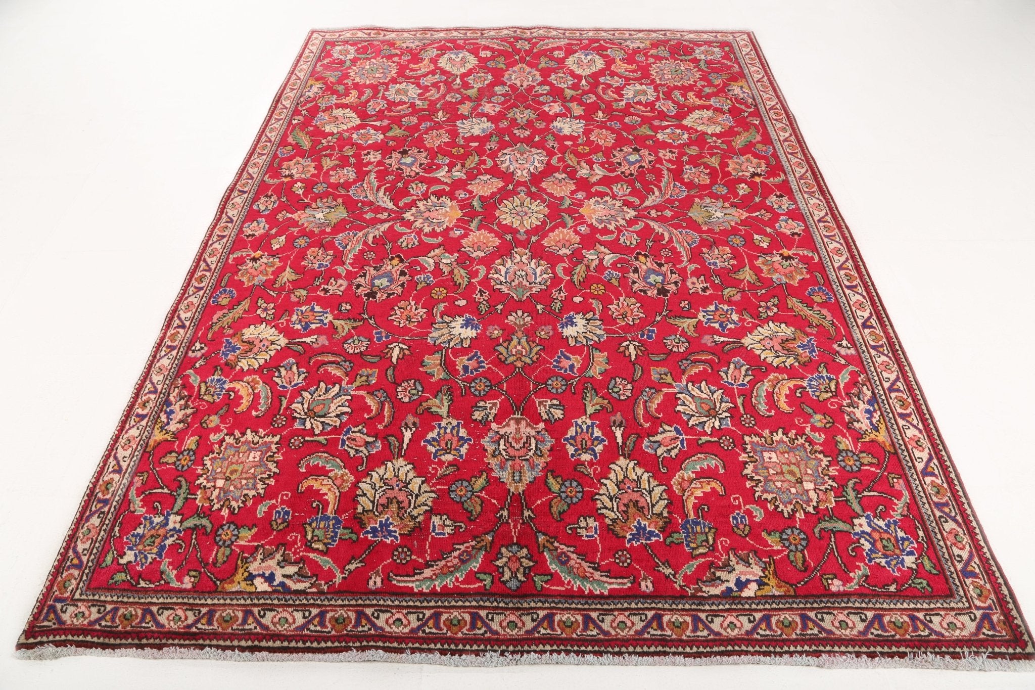 Persian Tabriz Rug | 6' 1" x 8' - Rug the Rock - 