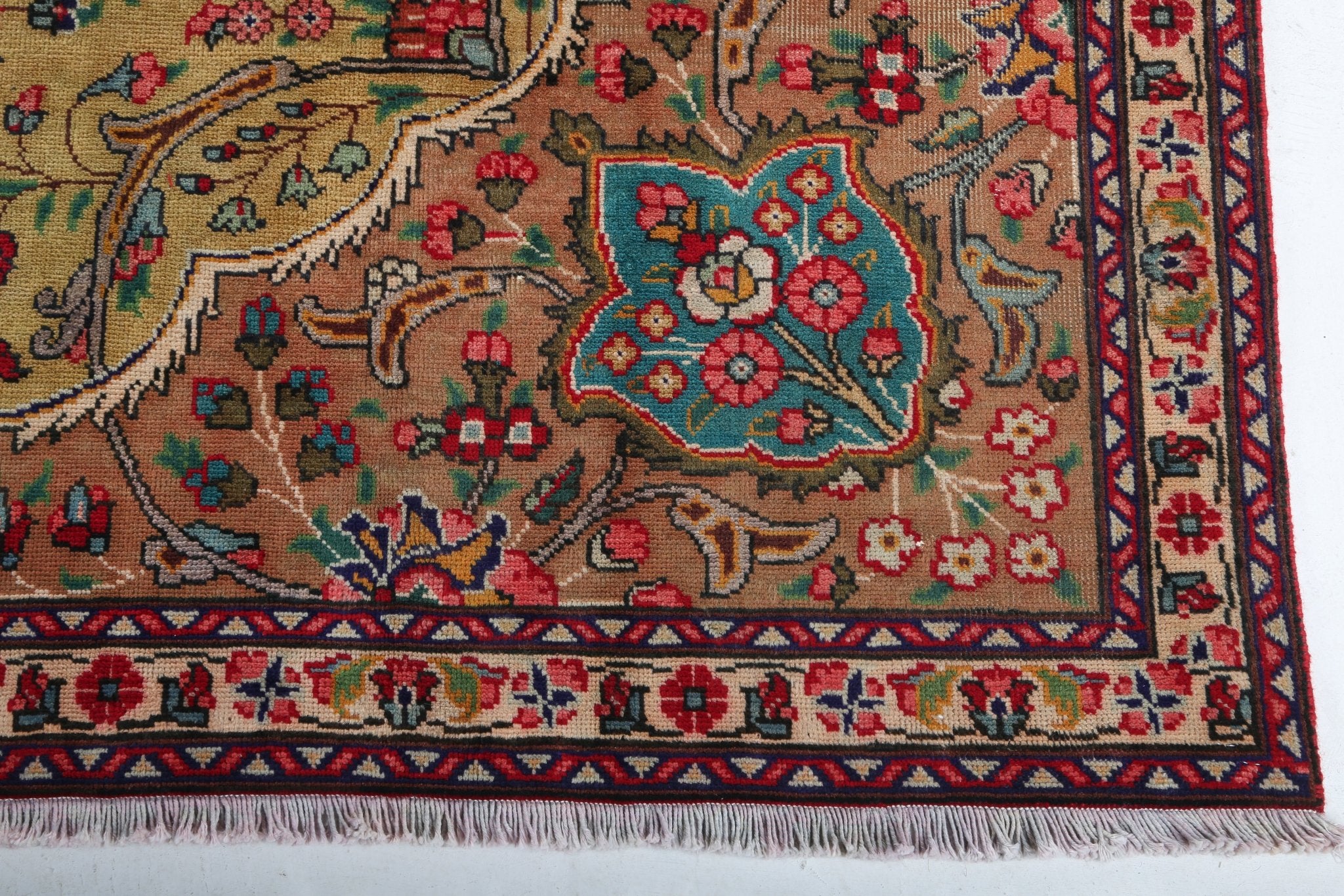 Persian Tabriz Rug | 7' 5" x 10' 8" - Rug the Rock - 