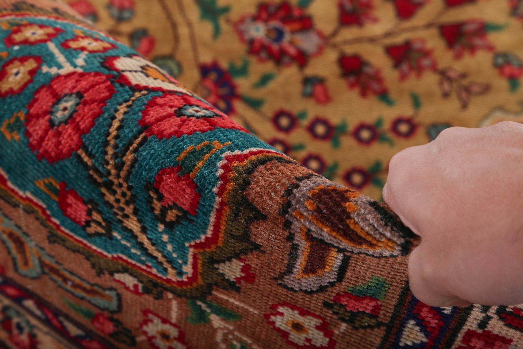 Persian Tabriz Rug | 7' 5" x 10' 8" - Rug the Rock - 