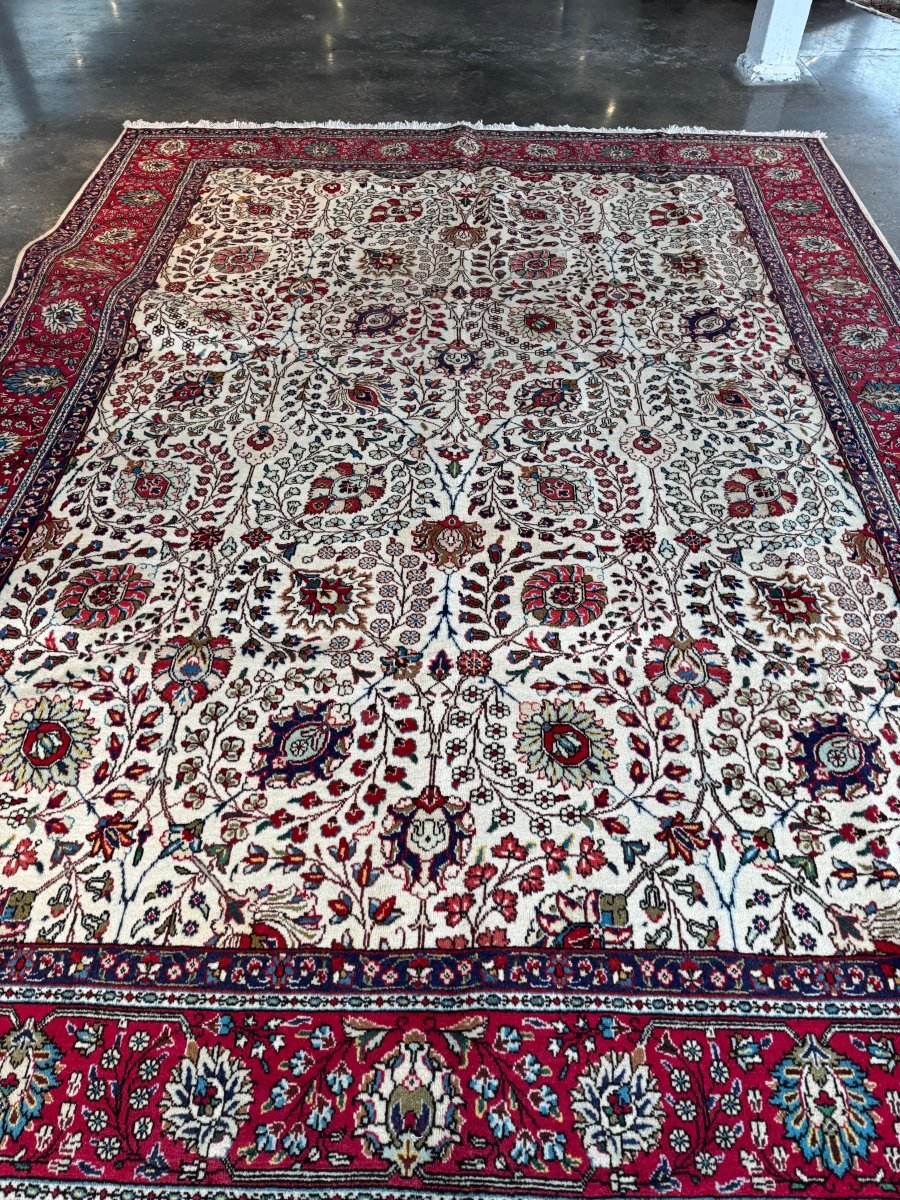 Persian Tabriz Rug | 9' 10" x 12' 10" - Rug the Rock - 