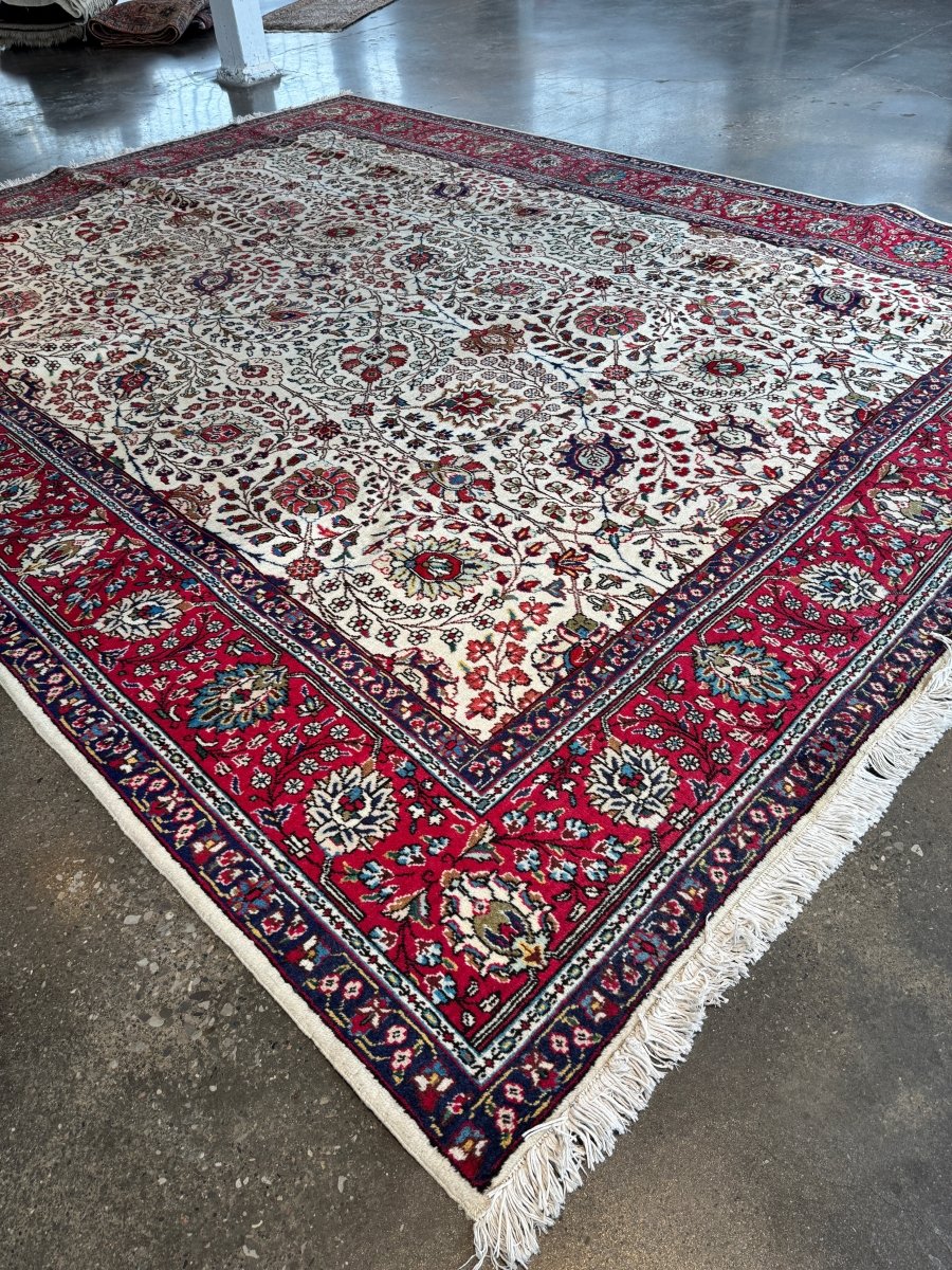 Persian Tabriz Rug | 9' 10" x 12' 10" - Rug the Rock - 