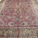 Persian Tabriz Rug | 9' 10" x 12' 9" - Rug the Rock - availableFloralHand-knotted