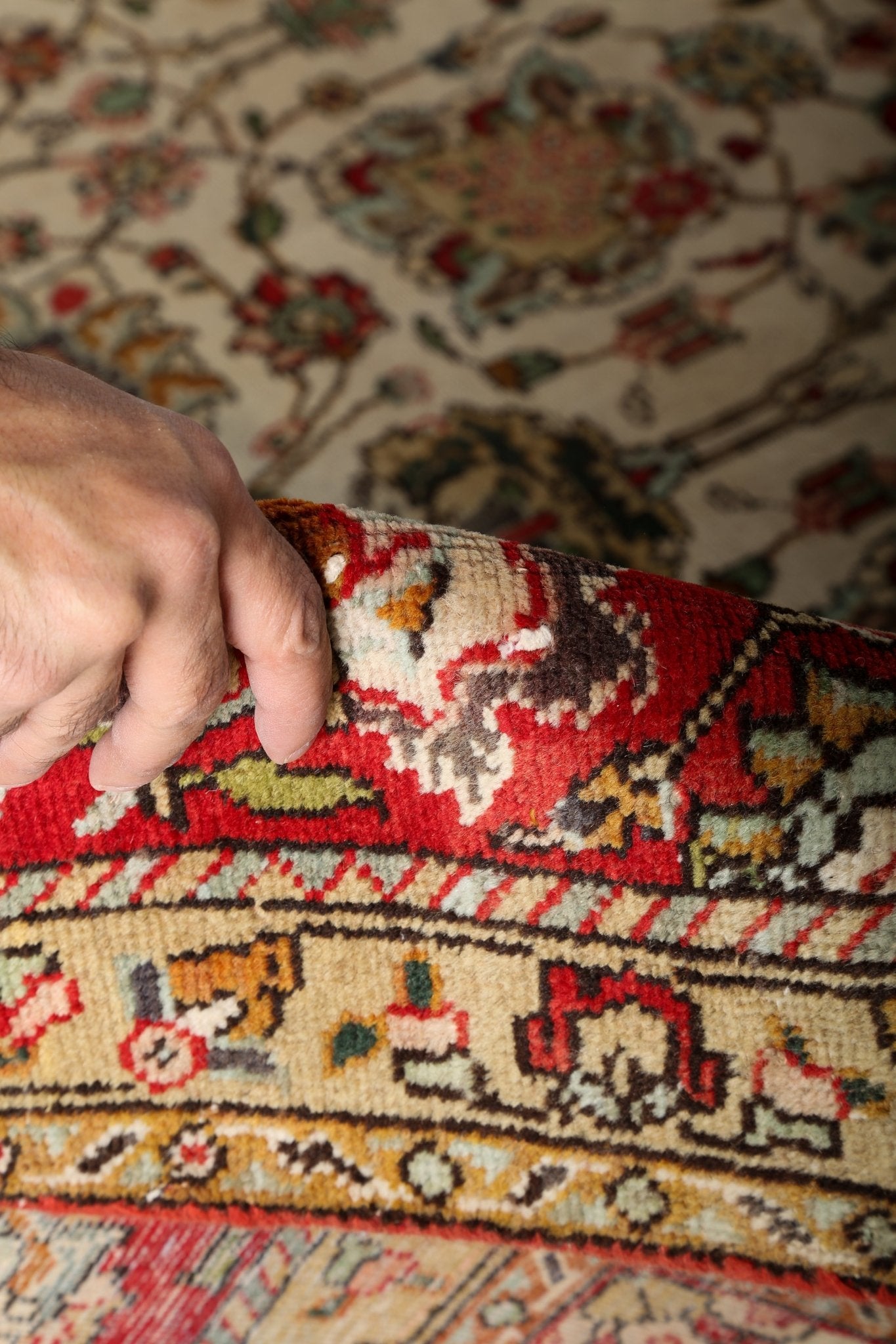 Persian Tabriz Rug | 9' 5" x 12' 10" - Rug the Rock - 