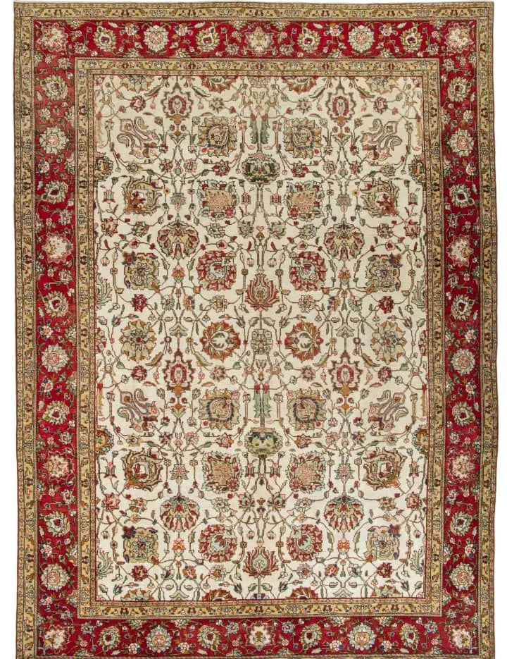 Persian Tabriz Rug | 9' 5" x 12' 10" - Rug the Rock - 