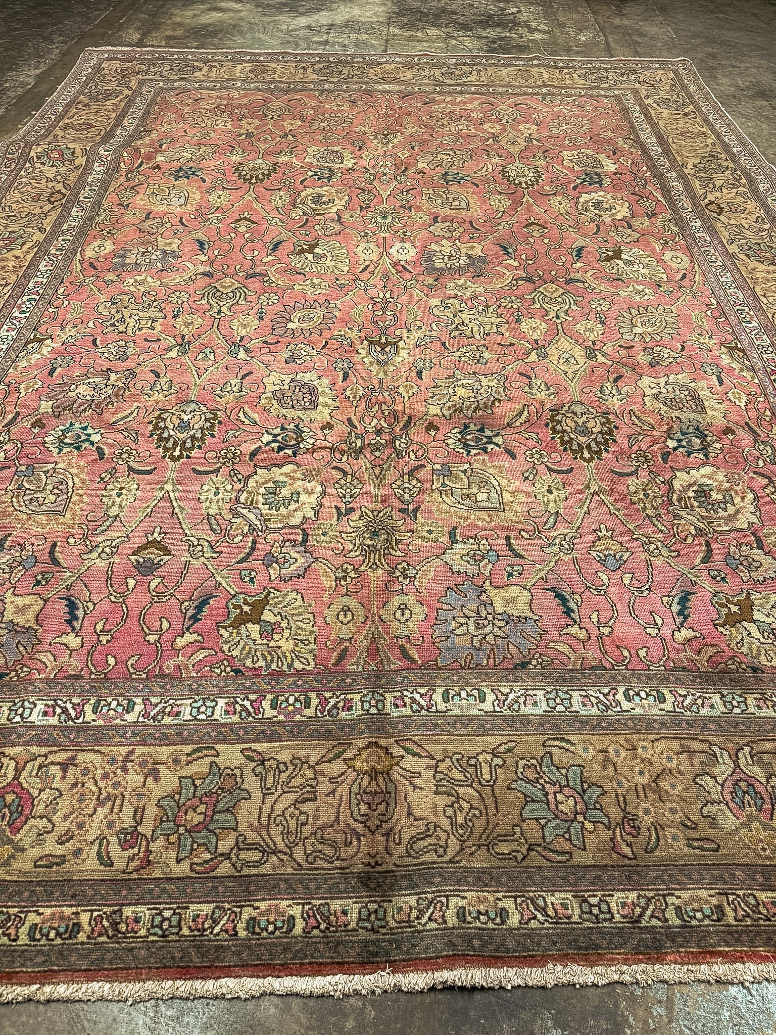 Persian Tabriz Rug | 9' 5" x 12' 11" - Rug the Rock - available