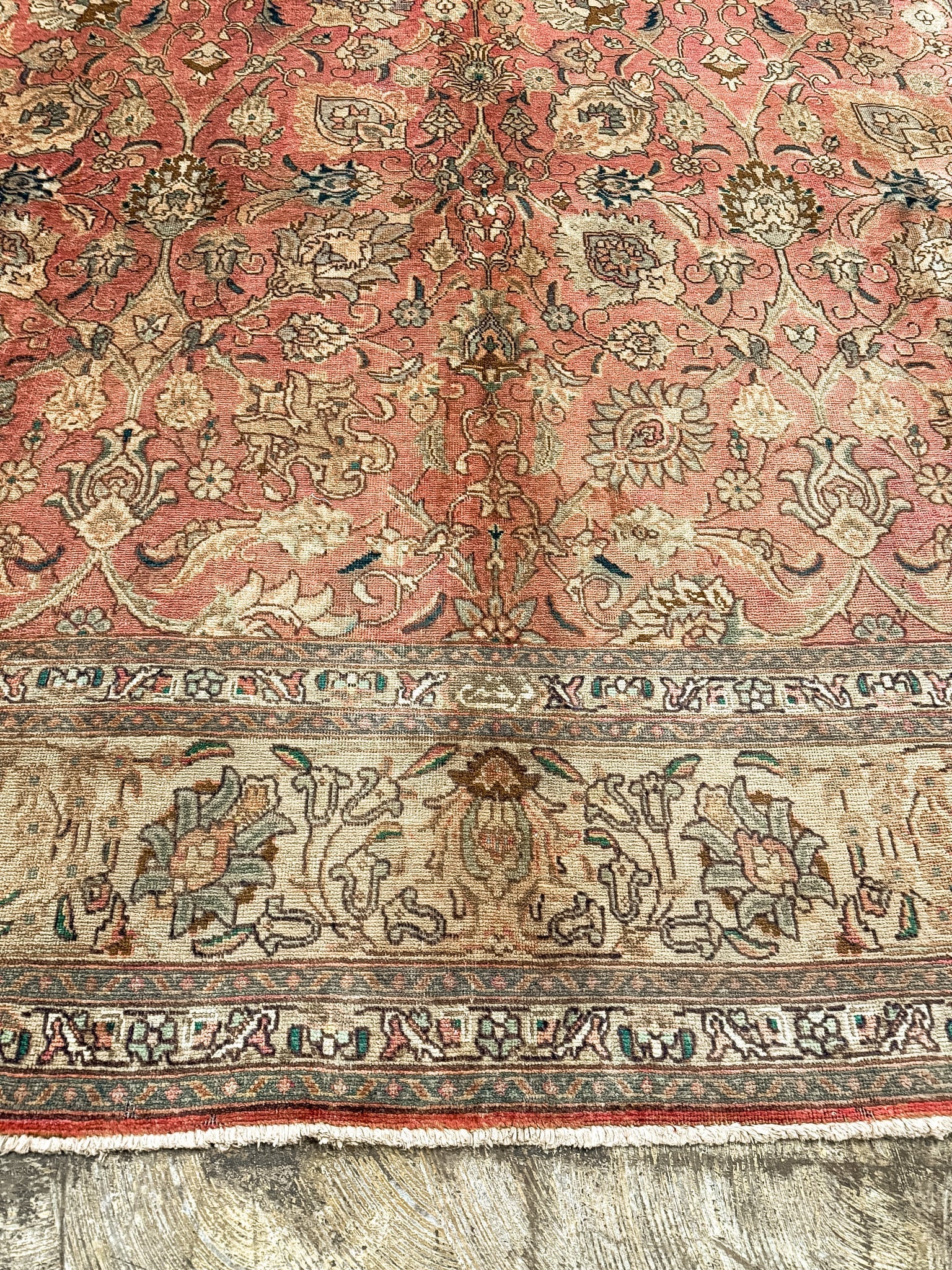 Persian Tabriz Rug | 9' 5" x 12' 11" - Rug the Rock - available