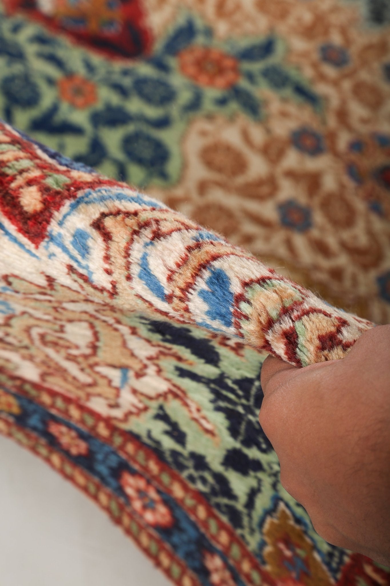 Persian Tabriz Rug | 9' 5" x 12' 8" - Rug the Rock - 