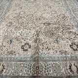 Persian Tabriz Rug | 9' 8" x 12' 10" - Rug the Rock - availableFloralHand-knotted