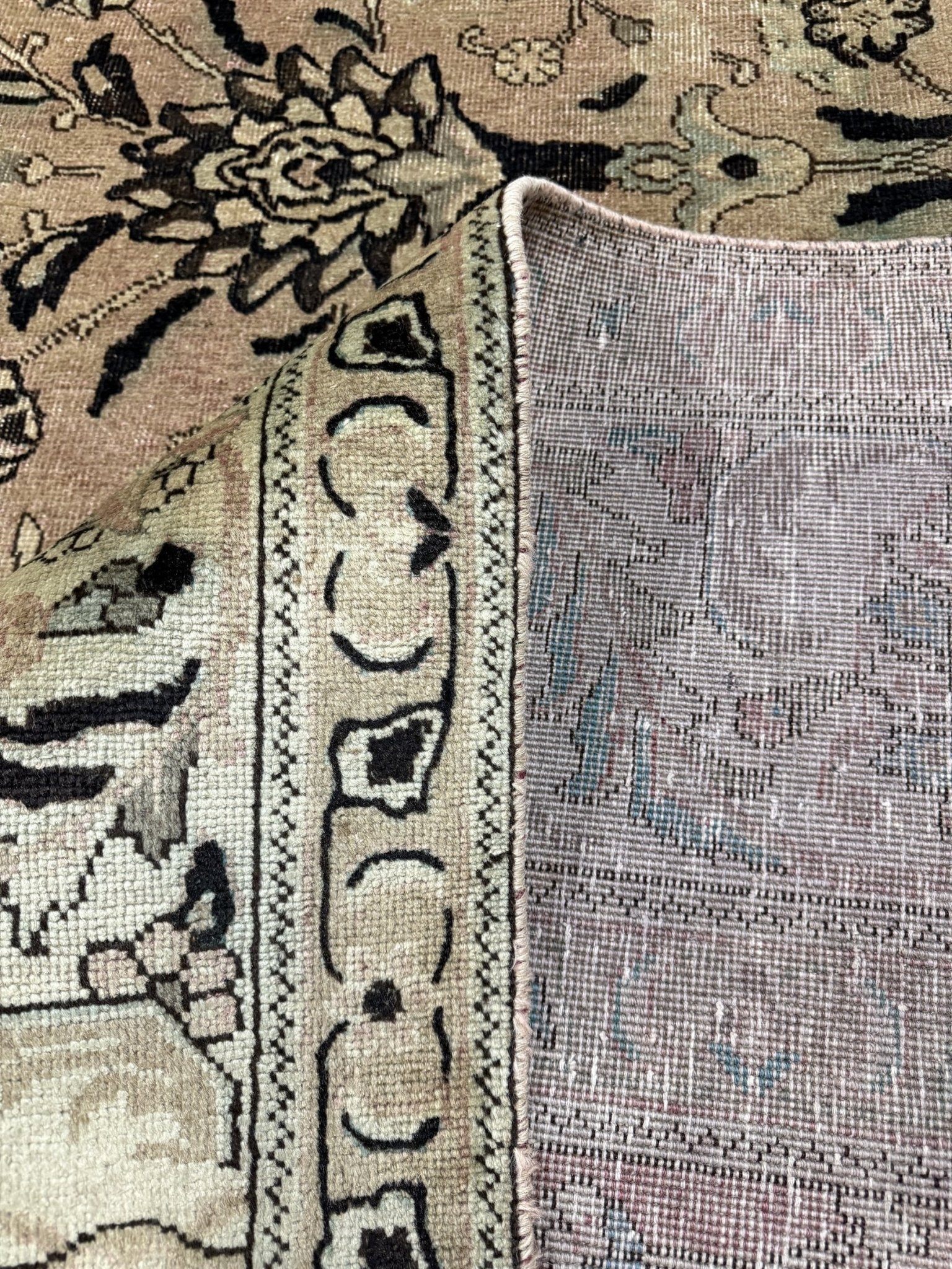 Persian Tabriz Rug | 9' 9" x 12' 11" - Rug the Rock - availableFloralHand-knotted