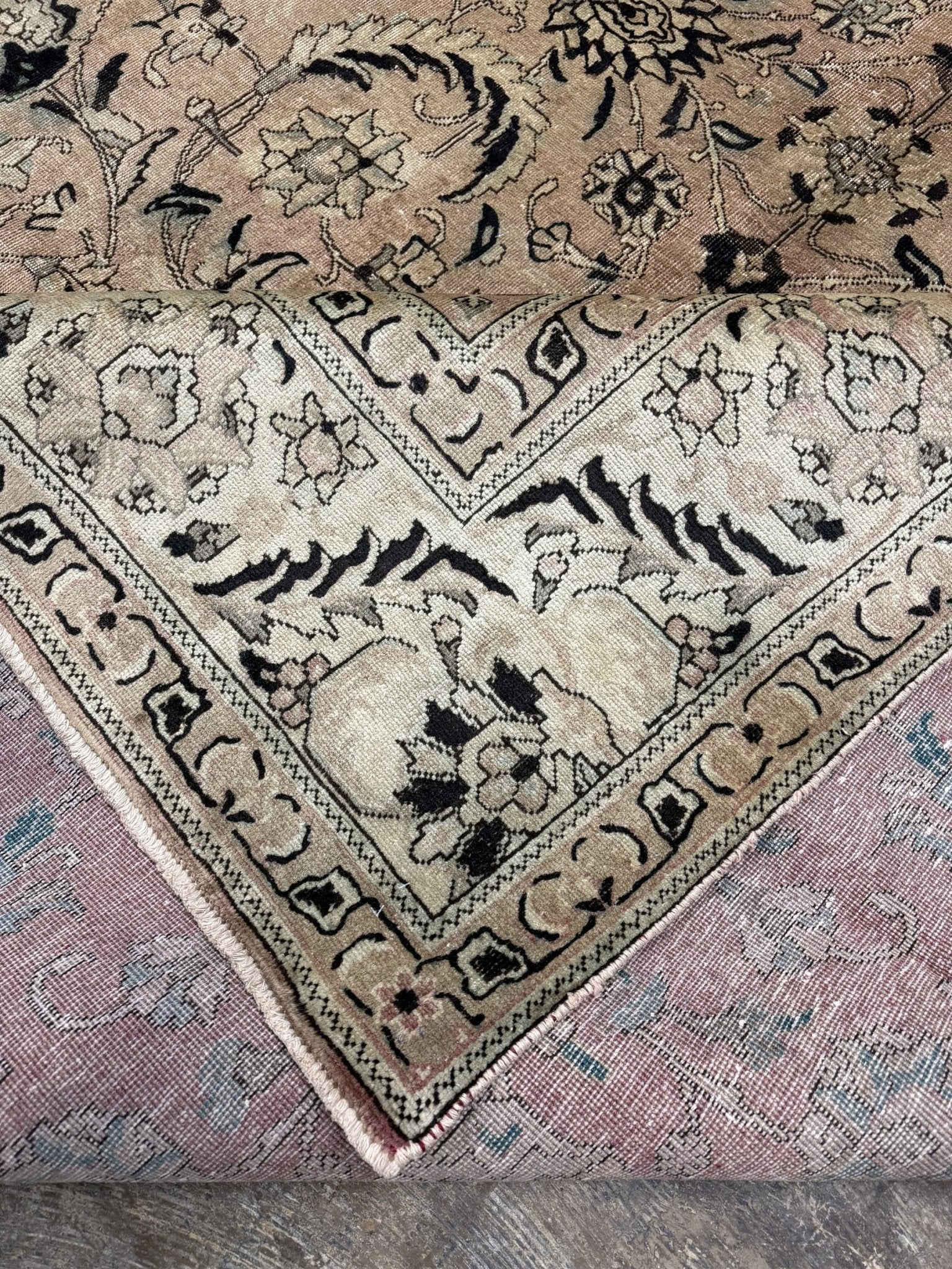 Persian Tabriz Rug | 9' 9" x 12' 11" - Rug the Rock - availableFloralHand-knotted