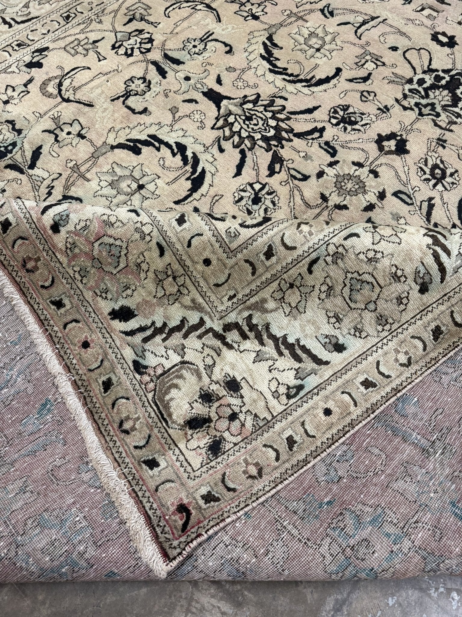 Persian Tabriz Rug | 9' 9" x 12' 11" - Rug the Rock - availableFloralHand-knotted