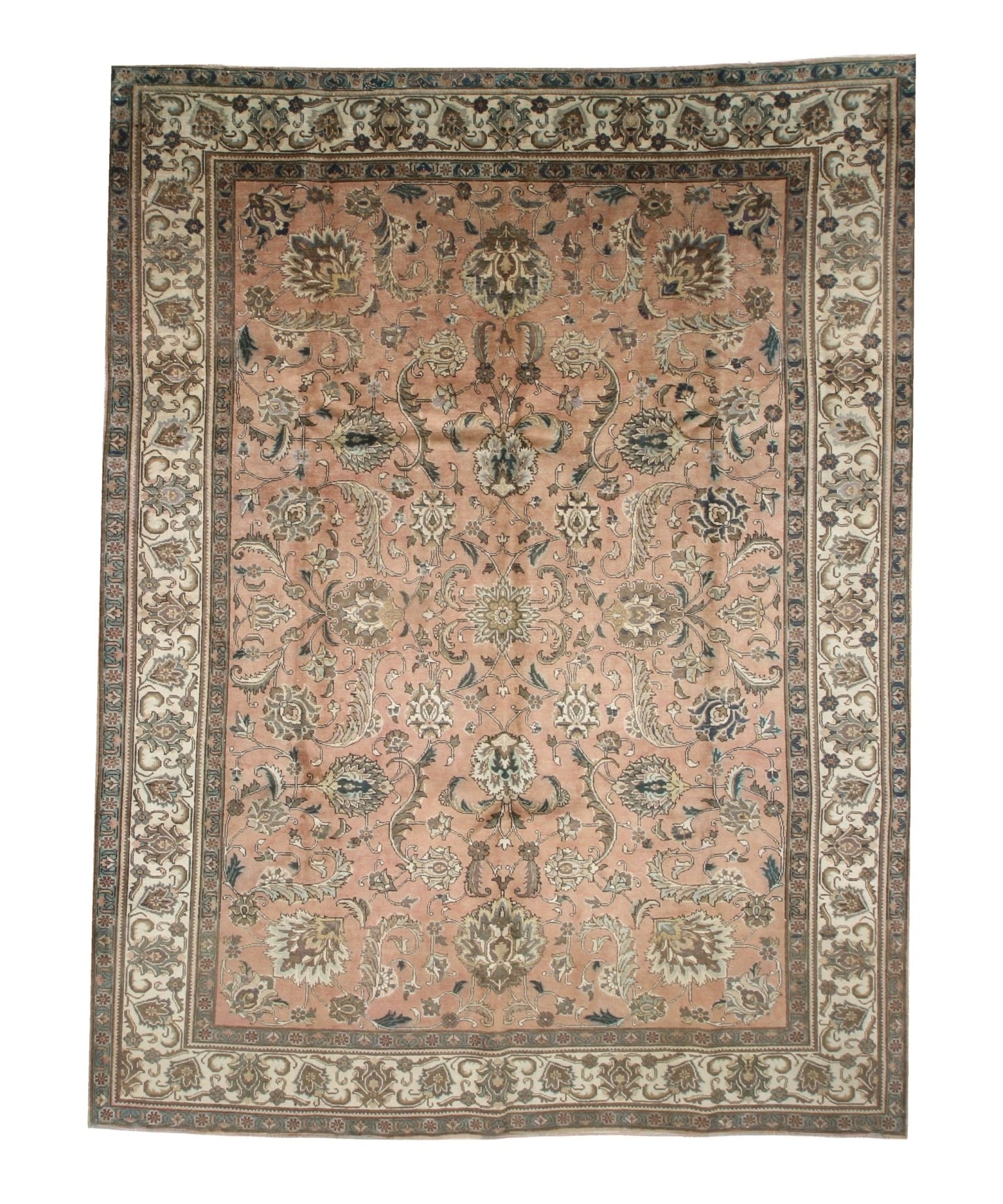 Persian Tabriz Rug | 9' 9" x 12' 9" - Rug the Rock - availableFloralHand-knotted