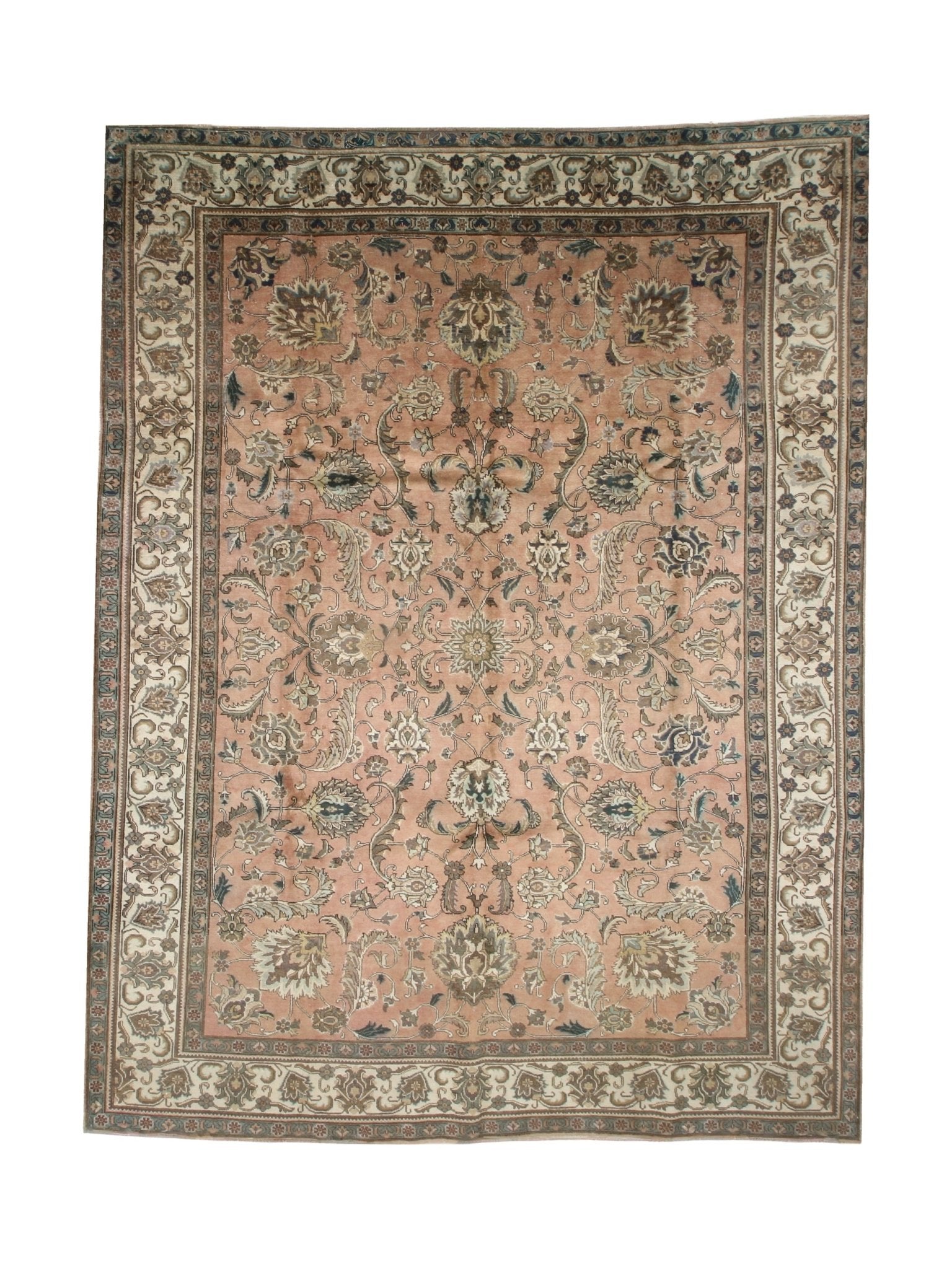 Persian Tabriz Rug | 9' 9" x 12' 9" - Rug the Rock - availableFloralHand-knotted