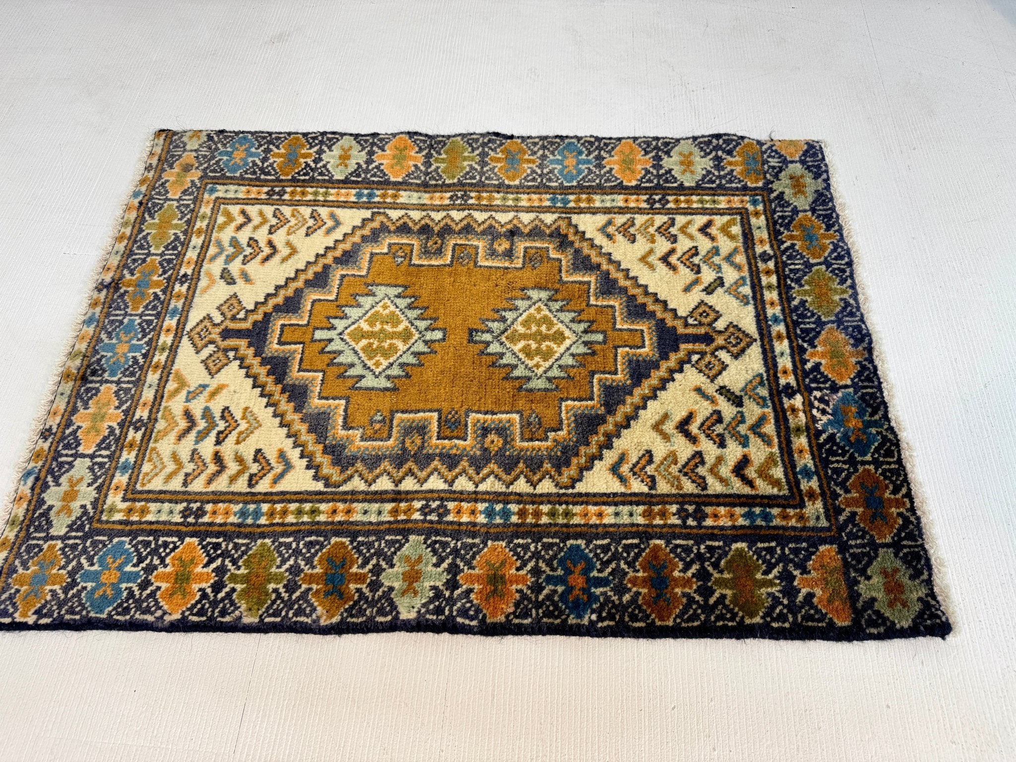 Persian Turkmen Rug | 1' 10” x 2' 7" - Rug the Rock - 