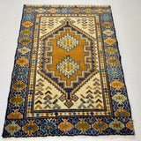 Persian Turkmen Rug | 1' 10” x 2' 7" - Rug the Rock - 