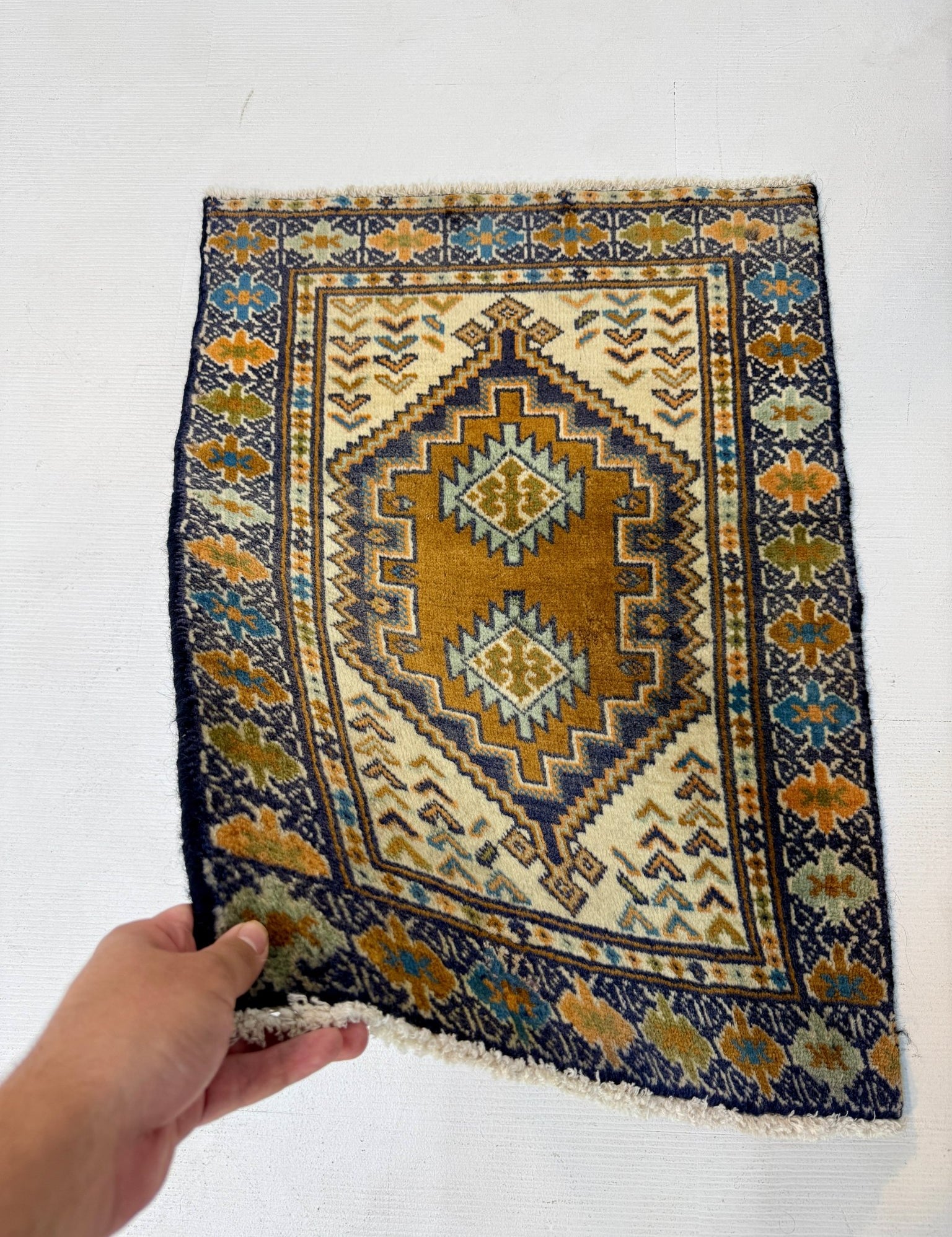Persian Turkmen Rug | 1' 10” x 2' 7" - Rug the Rock - 