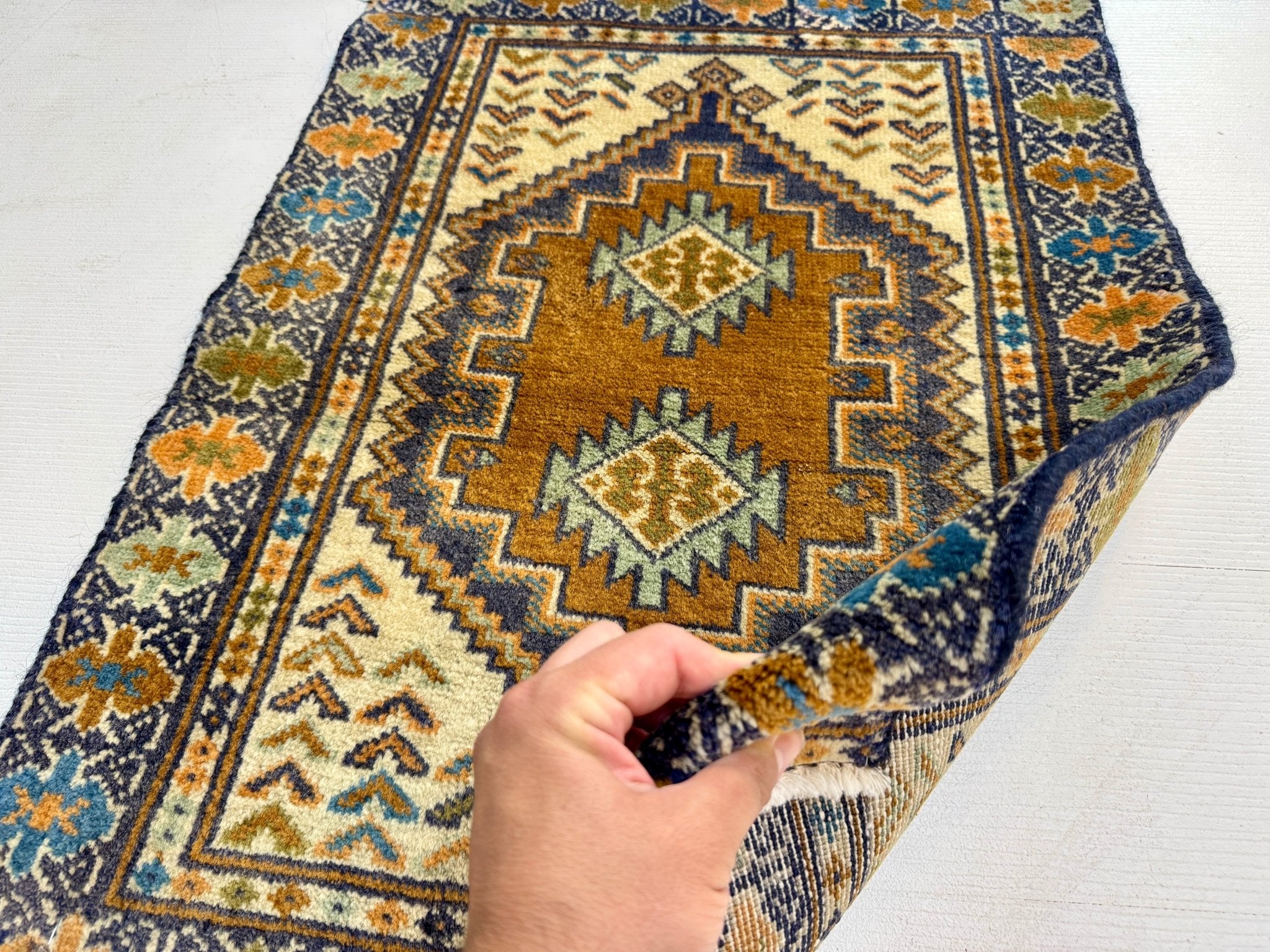 Persian Turkmen Rug | 1' 10” x 2' 7" - Rug the Rock - 