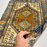 Persian Turkmen Rug | 1' 10” x 2' 7" - Rug the Rock - 