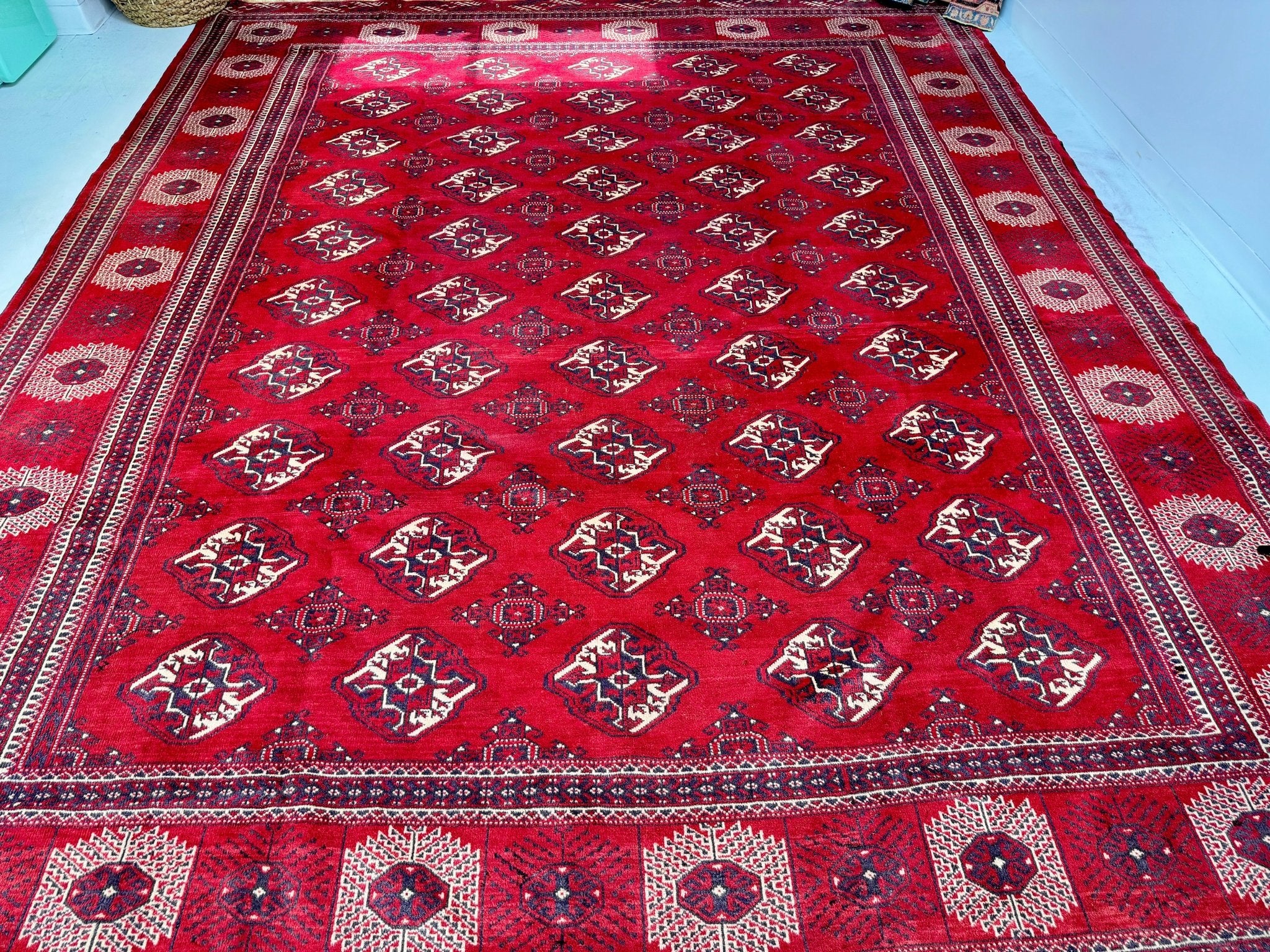 Persian Turkmen Rug | 10' x 12' 7" - Rug the Rock - 