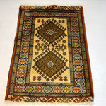 Persian Turkmen Rug | 2' 1” x 2' 11" - Rug the Rock - 