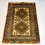 Persian Turkmen Rug | 2' 1” x 2' 11" - Rug the Rock - 