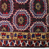 Persian Turkmen Rug | 3' 11" x 6' - Rug the Rock - 
