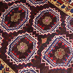 Persian Turkmen Rug | 3' 11" x 6' - Rug the Rock - 