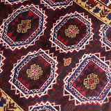 Persian Turkmen Rug | 3' 11" x 6' - Rug the Rock - 